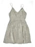 Candie's Metallic Gray Dress Size 9 - photo 1