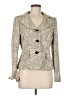 Evan Picone 100% Polyester Paisley Ivory Gold Blazer Size 8 - photo 1