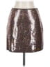 Express Metallic Silver Casual Skirt Size 1 - 2 - photo 1