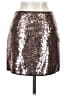Express Metallic Silver Casual Skirt Size 1 - 2 - photo 2