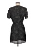 Aqua 100% Polyester Tweed Gray Casual Dress Size M - photo 2