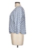 MICHAEL Michael Kors Blue 3/4 Sleeve Blouse Size L - photo 5