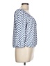 MICHAEL Michael Kors Blue 3/4 Sleeve Blouse Size L - photo 4