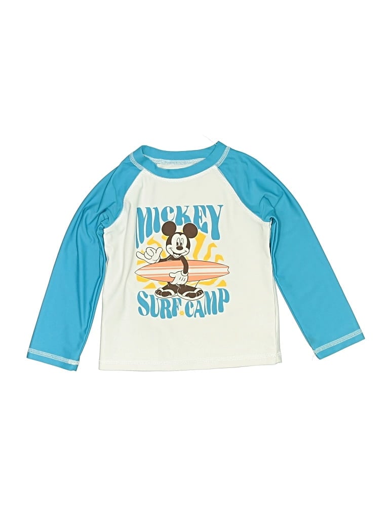 Pre-owned Disney Kids' Rash Guard In Blue