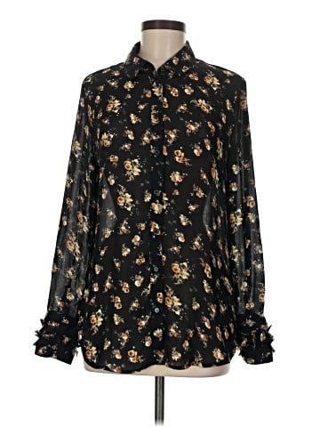 Premise Studio Long Sleeve Blouse (view 1)