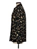 Premise Studio 100% Polyester Floral Black Long Sleeve Blouse Size M - photo 5