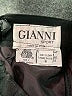 Gianni Sport 100% Wool Solid Black Wool Skirt Size 8 - photo 4