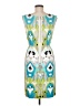 Taylor Graphic Green Cocktail Dress Size 6 - photo 2