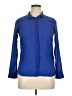 H&M 100% Polyester Blue Long Sleeve Blouse Size 14 - photo 1