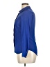 H&M 100% Polyester Blue Long Sleeve Blouse Size 14 - photo 5