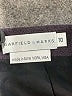 Garfield & Marks Solid Black Purple Formal Skirt Size 10 - photo 4