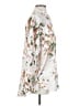 ACOA collection 100% Polyester Floral Ivory Long Sleeve Blouse Size S - photo 4