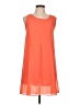 Unbranded Solid Orange Casual Dress Size L (estimated) - photo 1