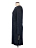 Olivaceous Solid Blue Casual Dress Size L - photo 5