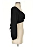 Shein Black 3/4 Sleeve Top Size 2 - photo 4
