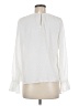Vero Moda Solid White Long Sleeve Blouse Size M - photo 2