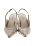 Ellen Tracy Metallic Silver Tan Flats Size 7 1/2 - photo 2