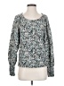 Ann Taylor LOFT Teal Long Sleeve Blouse Size XS - photo 1