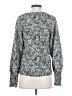 Ann Taylor LOFT Teal Long Sleeve Blouse Size XS - photo 2