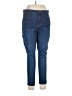 Old Navy Solid Blue Jeans Size 16 - photo 1