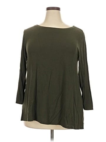 Daily Ritual 3/4 Sleeve Top (view 1)