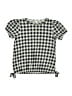 Crewcuts 100% Cotton Gray Short Sleeve Blouse Size 12 - photo 1