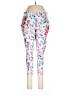 Faded Glory Floral White Active Pants Size L - photo 1