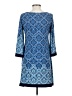 En Focus Studio Paisley Blue Casual Dress Size 4 - photo 2