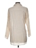 Unbranded Tan 3/4 Sleeve Button-Down Shirt Size M (estimated) - photo 2