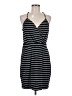 BCBGeneration Stripes Black Casual Dress Size M - photo 1