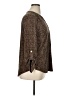 MICHAEL Michael Kors Animal Print Brown Long Sleeve Blouse Size XL - photo 4