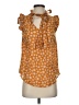 Odille Orange Sleeveless Blouse Size 2 - photo 1