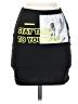 Shein Graphic Black Casual Skirt Size 4 - photo 1