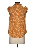 Odille Orange Sleeveless Blouse Size 2 - photo 2