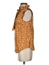 Odille Orange Sleeveless Blouse Size 2 - photo 5