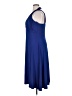 DressBarn Solid Blue Cocktail Dress Size 16 - photo 5