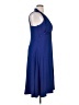 DressBarn Solid Blue Cocktail Dress Size 16 - photo 4