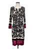 MSK Graphic Black Casual Dress Size M - photo 1