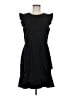 Ann Taylor LOFT Solid Black Cocktail Dress Size 8 - photo 1
