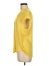 Carolina Belle 100% Polyester Yellow Short Sleeve Blouse Size S - photo 5