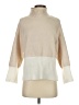 Cliche Color Block Tan Turtleneck Sweater Size S - photo 1