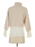 Cliche Color Block Tan Turtleneck Sweater Size S - photo 2