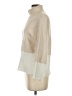 Cliche Color Block Tan Turtleneck Sweater Size S - photo 5