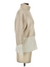 Cliche Color Block Tan Turtleneck Sweater Size S - photo 4