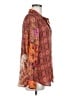Unbranded Paisley Orange Long Sleeve Blouse Size L (estimated) - photo 4