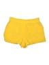 Ann Taylor LOFT Outlet Solid Yellow Shorts Size L - photo 2