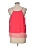 Ann Taylor LOFT 100% Polyester Pink Sleeveless Blouse Size L - photo 2