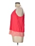 Ann Taylor LOFT 100% Polyester Pink Sleeveless Blouse Size L - photo 5
