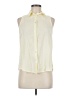 Unbranded Ivory Sleeveless Button-Down Shirt Size M (estimated) - photo 1