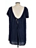 Kona Sol Blue Short Sleeve Blouse Size L - photo 2